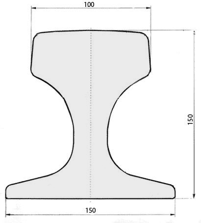 Чертёж  Рельсы крановые